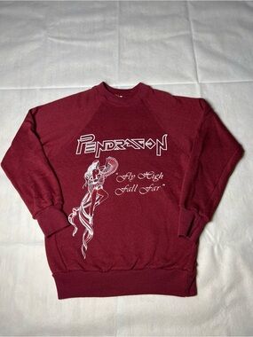 Vintage Pendragon "Fly High Fall Far" Sweatshirt graphic‎
